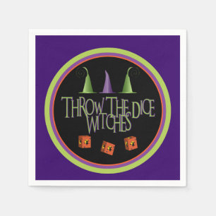 Serviette Jetable Jeter Les Sorcières De Dice Bunco Napkins