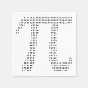 Serviette Jetable Jour Pi