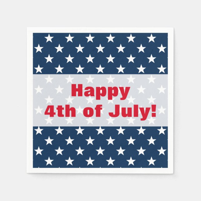 Serviette Jetable Joyeuses serviettes de table pour la fête de l'Ind (Devant)