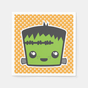 Serviette Jetable Kawaii Frankenstein Monster Halloween Naples