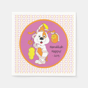 Serviette Jetable Kids Hanoukka Cocktail Napkins