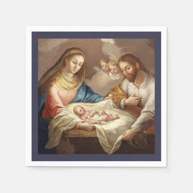 Serviette Jetable La Natividad (Devant)
