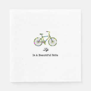 Serviette Jetable La vie est un beau tour