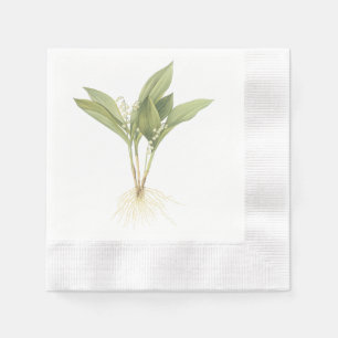 Serviette Jetable Lily-of-the-valley(Convallaria majalis) par Redout