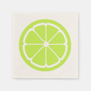 Serviette Jetable LIME SLICE by SHARON SHARPE
