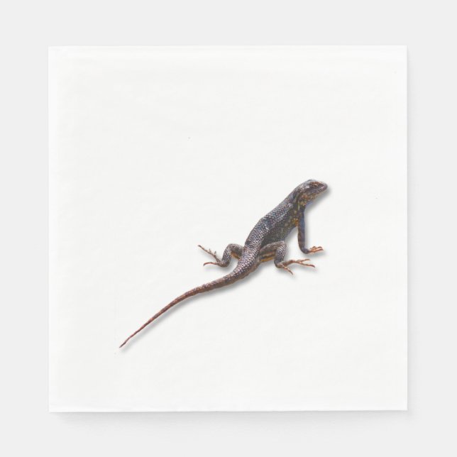 SERVIETTE JETABLE LIZARD (Devant)