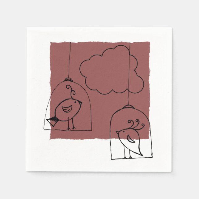 Serviette Jetable Looking (Devant)