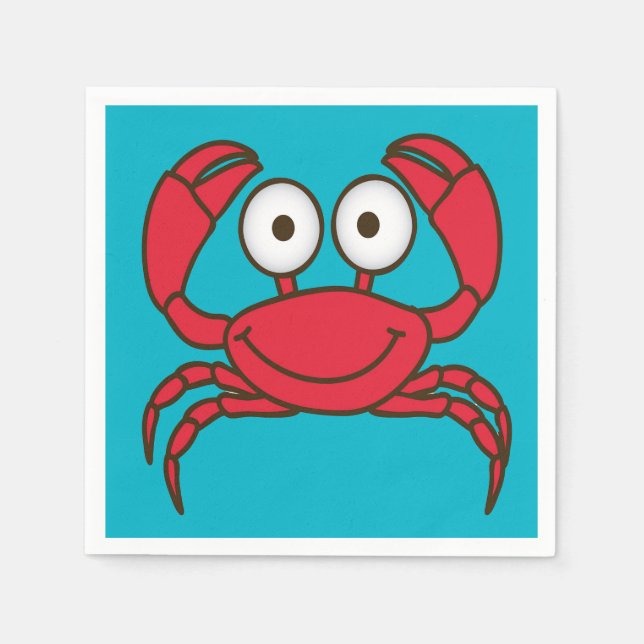 Serviette Jetable Love Crab (Devant)