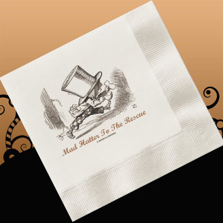 Serviette Jetable Mad Hatter To The Rescue Wondersensibilité
