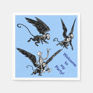 Serviette Jetable Magicien de Oz, Tin Man Custom Children's Party