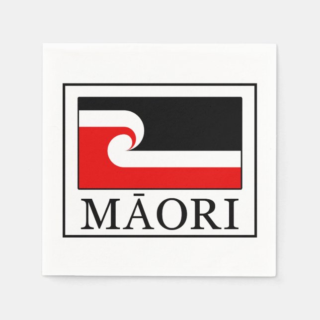 Serviette Jetable Maori (Devant)