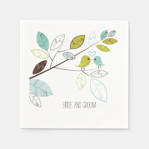 Serviette Jetable Mariage Inséparable