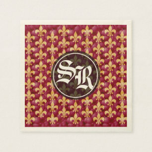 Serviette Jetable Mariage médiéval Napkin