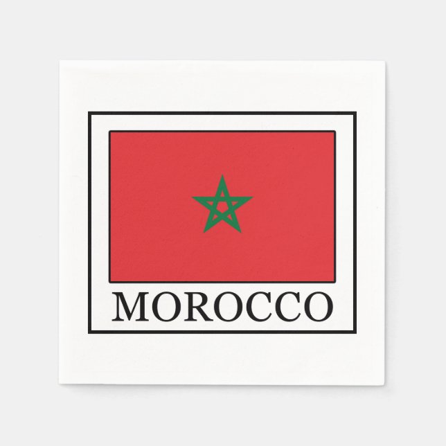 Serviette Jetable Maroc (Devant)