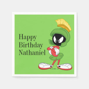 Serviette Jetable MARVIN LE MARTIAN™   Armes croisées