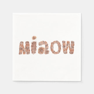 Serviette Jetable Miaow Cocktail Papier de serviettes