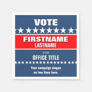 Serviette Jetable Modèle politique de campagne électorale