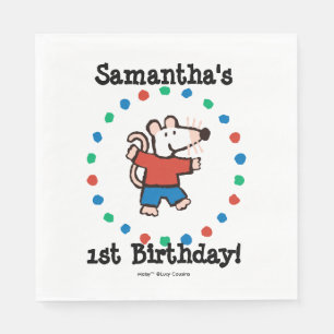 Serviette Jetable Mon anniversaire de Maisy d'ami