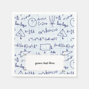Serviette Jetable Motif chimique de l'école