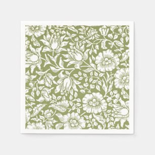 Serviette Jetable Motif de vert de mauve de William Morris