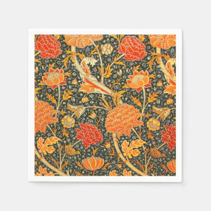 Serviette Jetable Motif floral vintage William Morris Cray