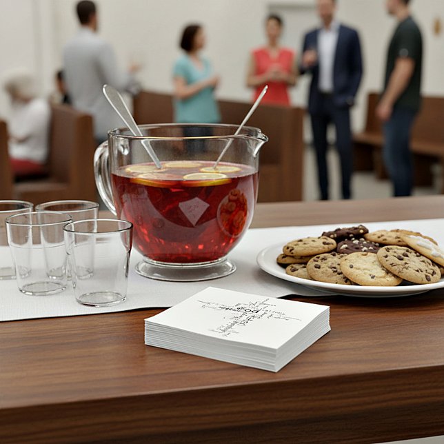 Serviette Jetable mots chrétiens croisés (Créateur téléchargé)