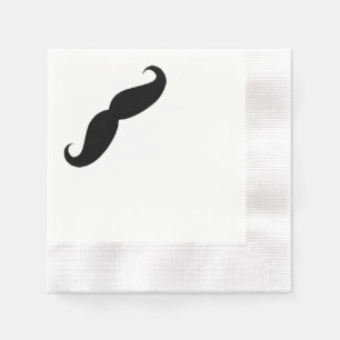 Serviette Jetable Moustache serviettes