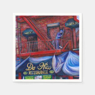 Serviette Jetable N'aimez-vous pas la peinture rouge ? New York City