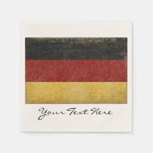 Serviette Jetable Naples Allemagne Flag Party