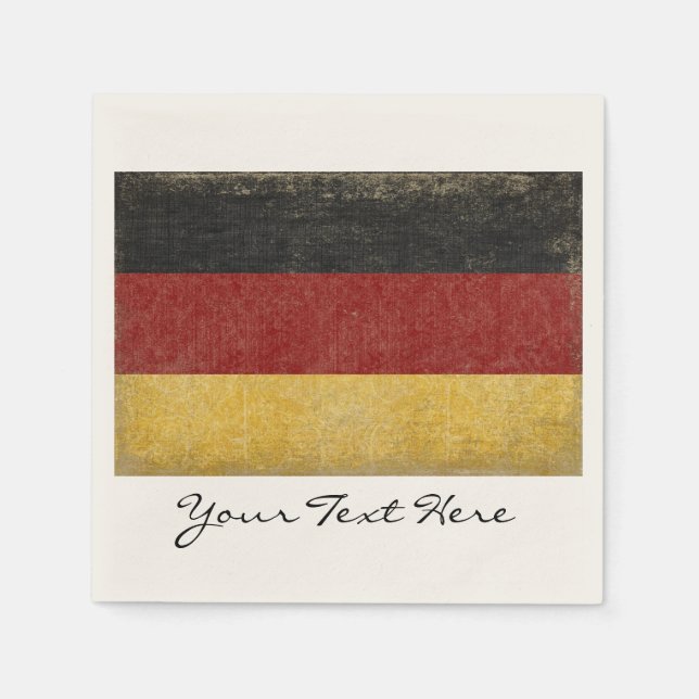 Serviette Jetable Naples Allemagne Flag Party (Devant)