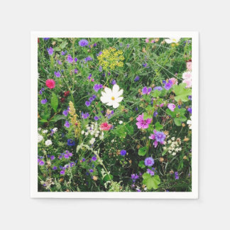 Serviette Jetable Naples florales