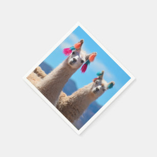 Serviette Jetable Naples Llama