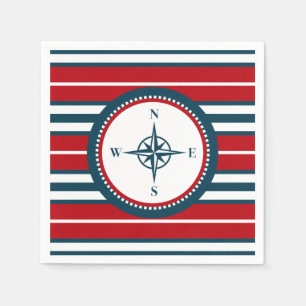 Serviette Jetable Nautical design