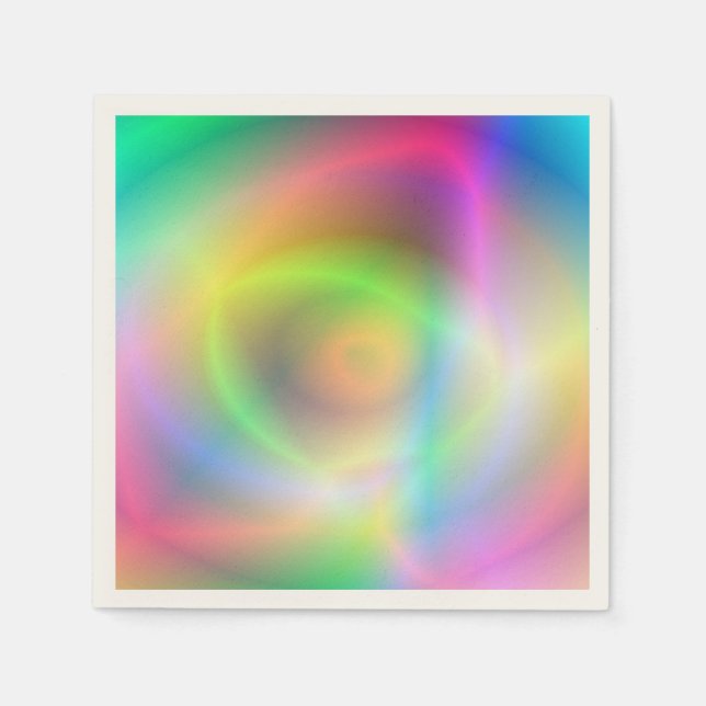 Serviette Jetable Neon Fun (Devant)