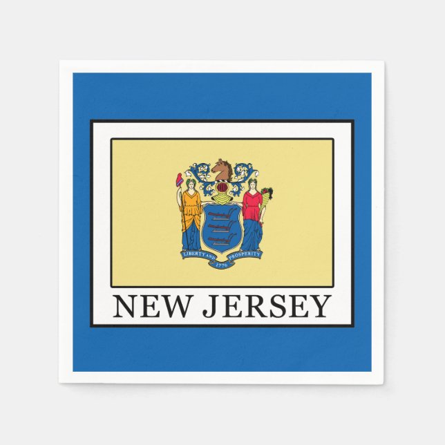Serviette Jetable New Jersey (Devant)