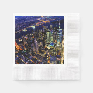Serviette Jetable New York City, Manhattan, États-Unis paysage urbai