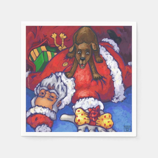 Serviette Jetable Noël (Devant)