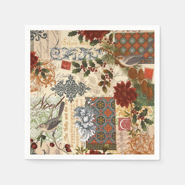 Serviette Jetable Noel (Devant)