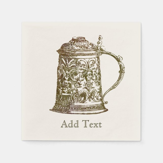 Serviette Jetable Oktoberfest (Devant)