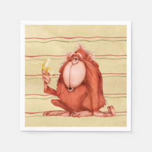 Serviette Jetable Orangutan - Napkins