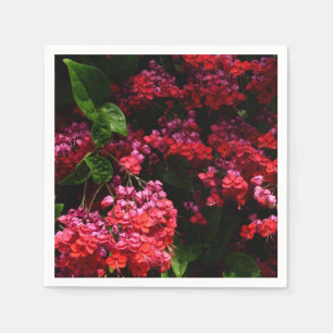 Serviette Jetable Pagoda Flowers Colorful