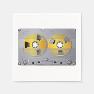 Serviette Jetable Papier à bande audio Cassette