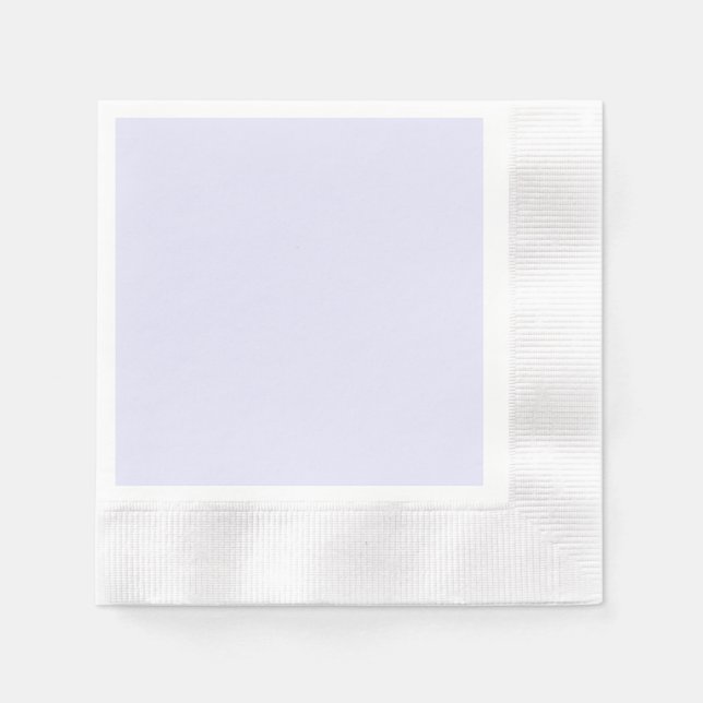 Serviette Jetable Papier à Cocktail Lavande Napkin (Devant)