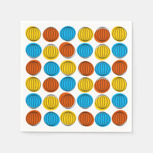 Serviette Jetable Papier Globe Multi