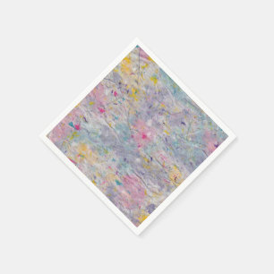 Serviette Jetable Papier maison avec Accents colorés à pâte