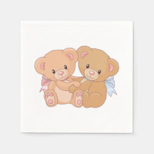 Serviette Jetable Papier Teddy Bear
