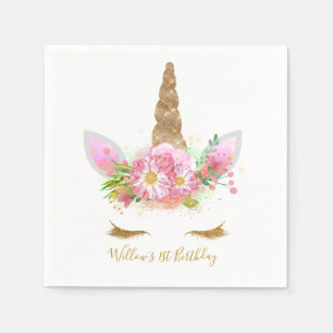 Serviette Jetable Papier visage Unicorne Napkin