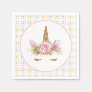 Serviette Jetable Papier visage Unicorne serviettes