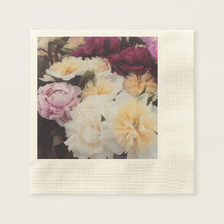 Serviette Jetable Peony Napkins
