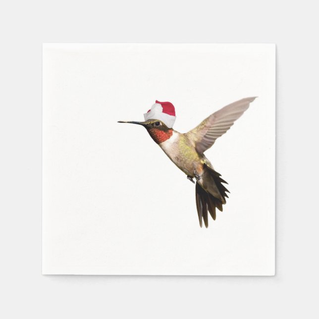 Serviette Jetable Père Noël Hummingbird (Devant)